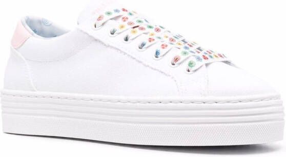 Chiara Ferragni Eyestar sneakers met plateauzool Wit