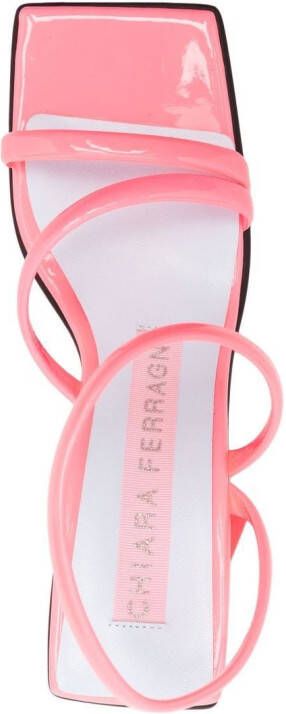 Chiara Ferragni Sandalen met vierkante neus Roze