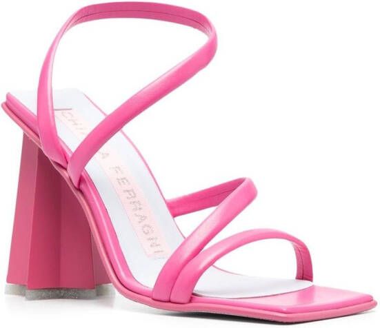 Chiara Ferragni Sandalen met sterhak Roze