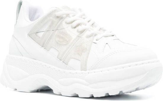 Chiara Ferragni Sneakers met tonale vlakken Wit