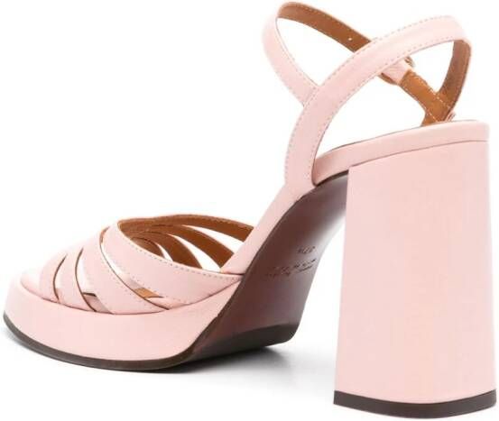 Chie Mihara Aniel sandalen met sleehak 85 mm Roze