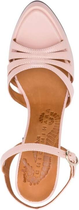 Chie Mihara Aniel sandalen met sleehak 85 mm Roze