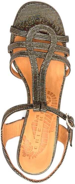 Chie Mihara Babi holografische sandalen 75 mm Zwart