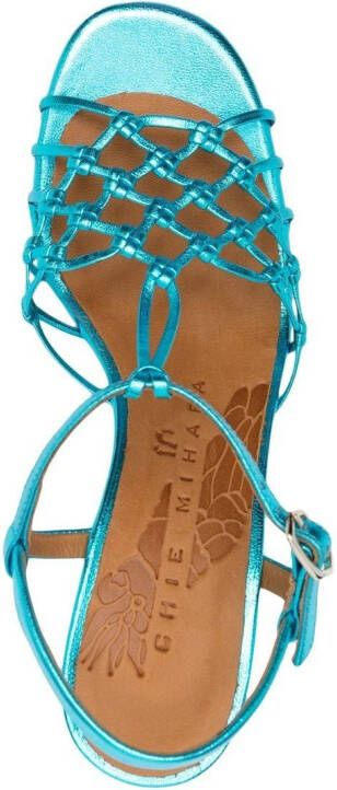 Chie Mihara Bassi metallic sandalen Blauw