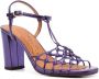 Chie Mihara Bassi sandalen met metallic-effect Paars - Thumbnail 2