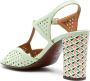 Chie Mihara Bessy 75mm leren sandalen Groen - Thumbnail 3