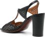 Chie Mihara Bessy geperforeerde sandalen 75 mm Zwart - Thumbnail 3