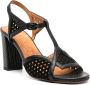 Chie Mihara Bessy sandalen met geperforeerde vlakken Zwart - Thumbnail 2