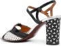 Chie Mihara Bindi 75 mm leren sandalen Zwart - Thumbnail 3