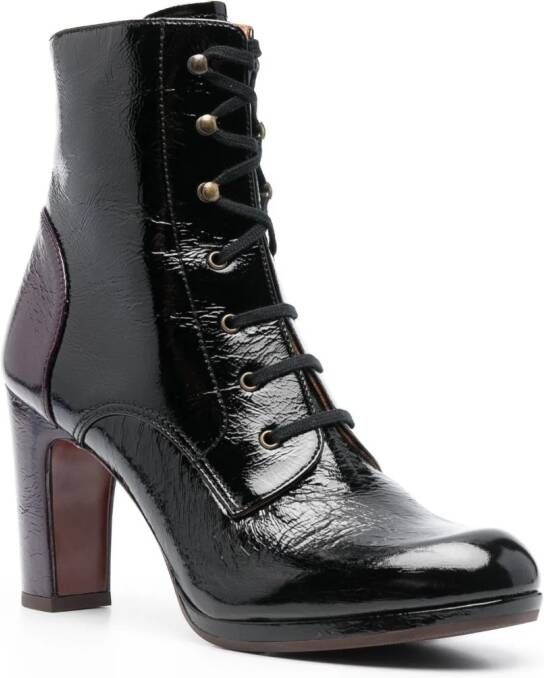 Chie Mihara Criseida 100mm leather boots Zwart