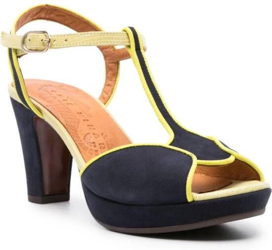 Chie Mihara Eduni 90mm suède sandalen Blauw