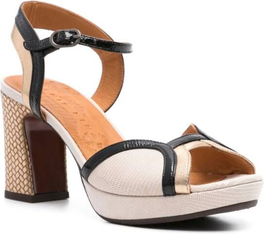 Chie Mihara Keny leren sandalen Beige