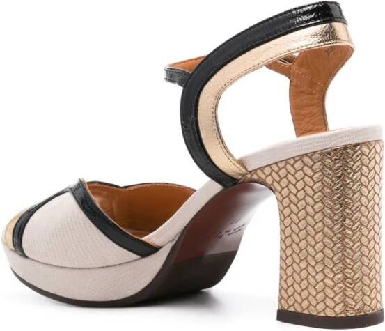 Chie Mihara Keny leren sandalen Beige