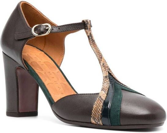 Chie Mihara Leren pumps Bruin