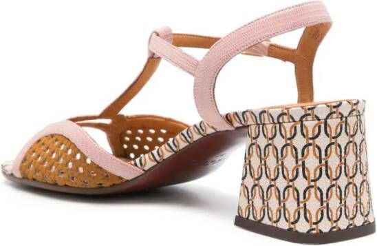 Chie Mihara Lipco 55mm leren sandalen Bruin