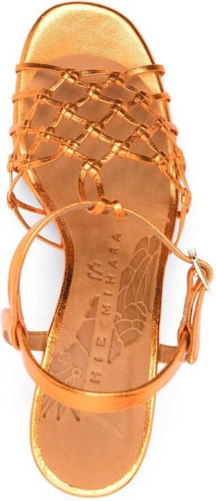 Chie Mihara Metallic sandalen Oranje