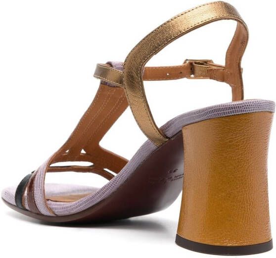 Chie Mihara Pinyata sandalen met colourblock Goud