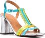 Chie Mihara Pinyata sandalen met colourblock Blauw - Thumbnail 2
