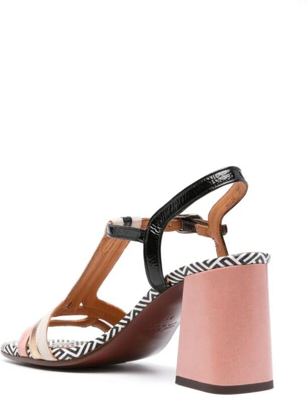 Chie Mihara Piyata 70mm leren sandalen Zwart