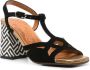 Chie Mihara Plau 70mm leren sandalen Zwart - Thumbnail 2