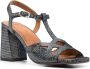 Chie Mihara Plau 90mm leren sandalen Zwart - Thumbnail 2