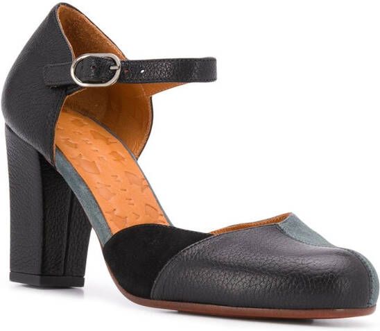 Chie Mihara Pumps met contrasterend vlak Zwart