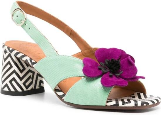 Chie Mihara Rutina suède sandalen Groen