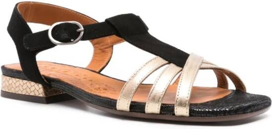 Chie Mihara Tiana suède sandalen Zwart