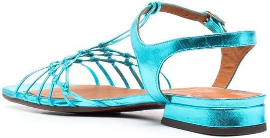Chie Mihara Sandalen met geweven bandje Blauw
