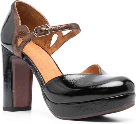 Chie Mihara Yedil 100mm leather pumps Zwart