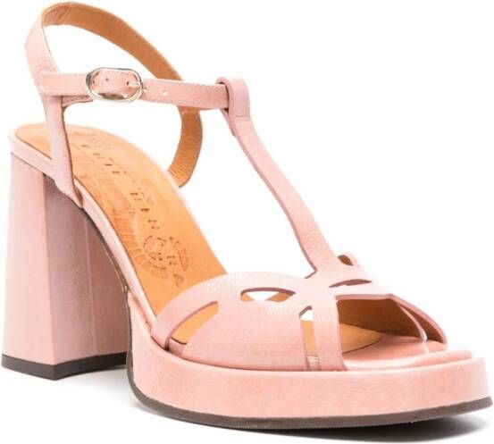 Chie Mihara Zinto 85 mm lakleren sandalen Roze