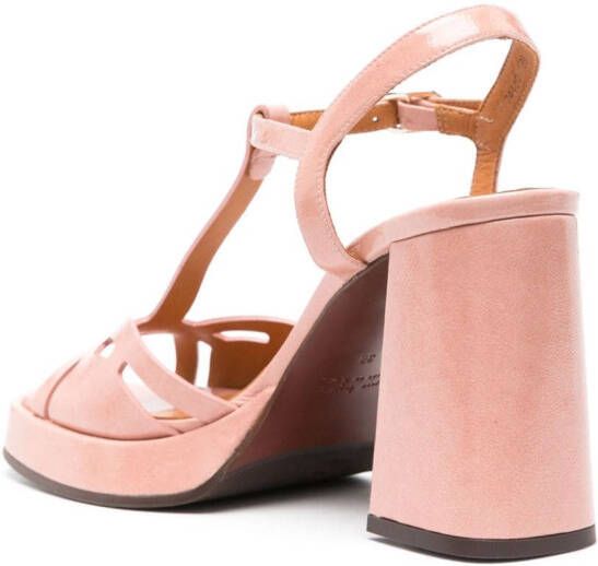 Chie Mihara Zinto 85 mm lakleren sandalen Roze
