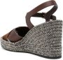 Chloé Espadrilles met logoprint Bruin - Thumbnail 3