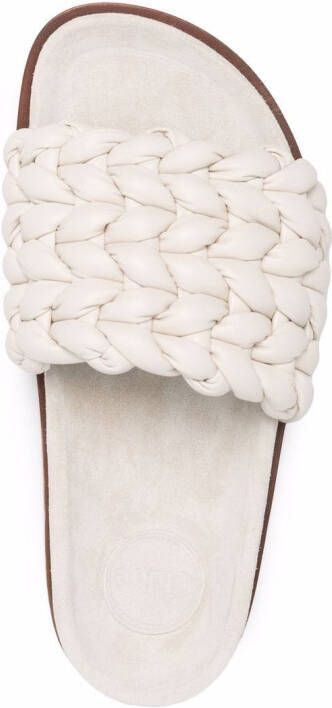 Chloé Geweven slippers Grijs