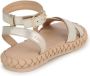 Chloé Kids Sandalen met gevlochten zool Goud - Thumbnail 3