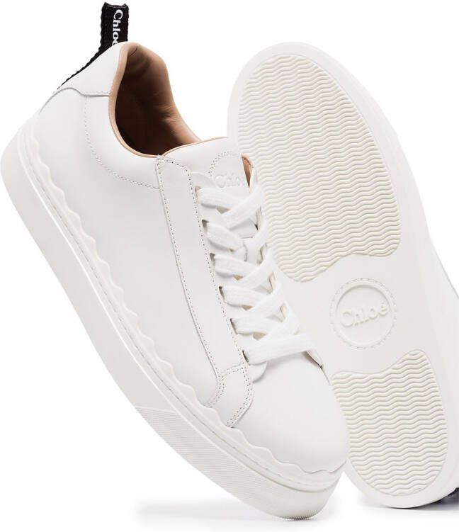 Chloé Lauren low-top sneakers Wit