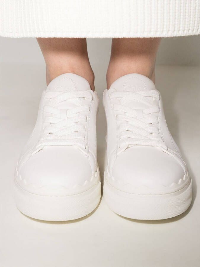 Chloé Lauren low-top sneakers Wit