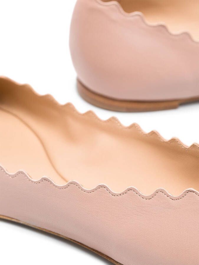 Chloé Lauren pumps met gewelfde afwerking Roze