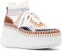 Chloé Nama sneakers met plateauzool Wit - Thumbnail 2