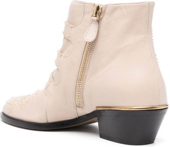 Chloé Susanna laarzen met studs Beige