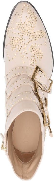 Chloé Susanna laarzen met studs Beige