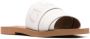 Chloé Woody sandalen met geborduurd logo Wit - Thumbnail 2