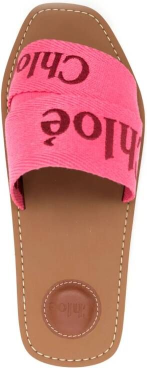 Chloé Woody slippers Roze