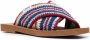 Chloé Woody slippers met gekruiste bandjes Blauw - Thumbnail 2