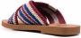 Chloé Woody slippers met gekruiste bandjes Blauw - Thumbnail 3