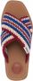 Chloé Woody slippers met gekruiste bandjes Blauw - Thumbnail 4