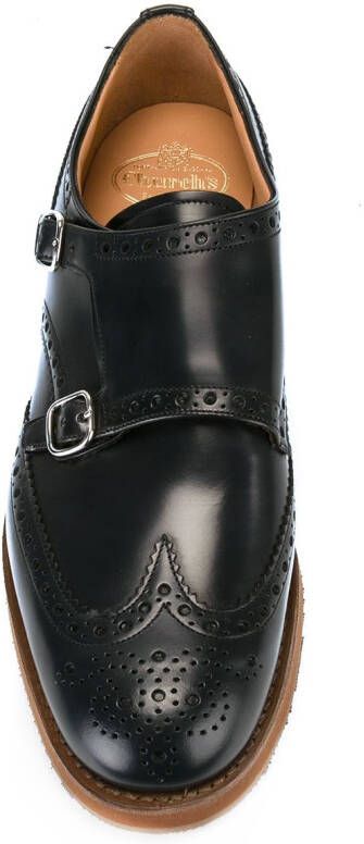 Church's buckled monk shoes Zwart