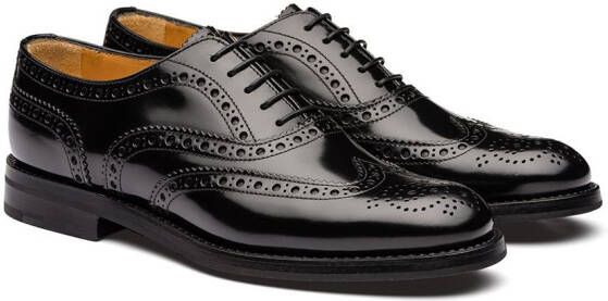 Church's Burwood leren brogues Zwart