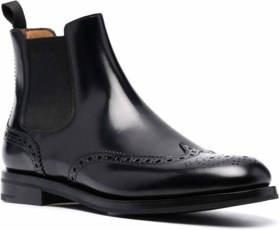 Church's Charlie enkellaarzen met brogue detail Zwart