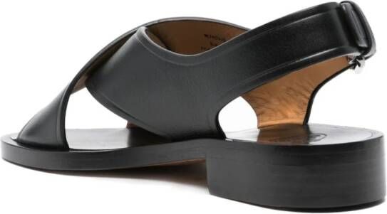 Church's Rhonda leren sandalen Zwart
